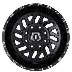 TIS 544BM DUALLY 22X8.25 GLOSS BLACK